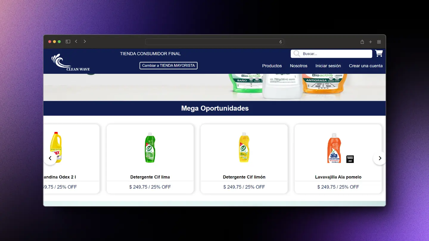 Captura de pantalla del proyecto /projects/cleanWave.webp